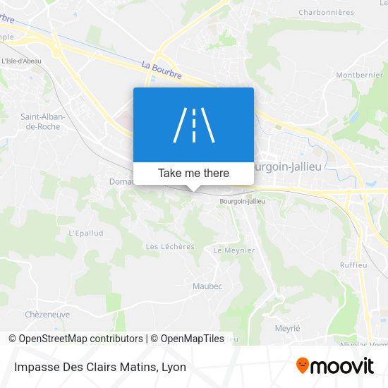 Impasse Des Clairs Matins map
