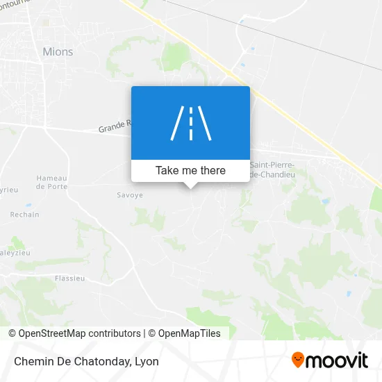 Chemin De Chatonday map