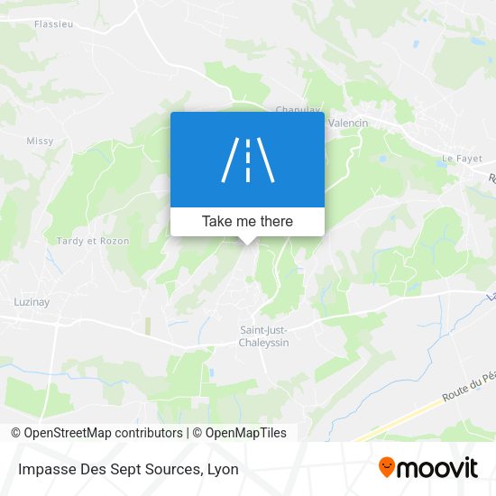 Impasse Des Sept Sources map