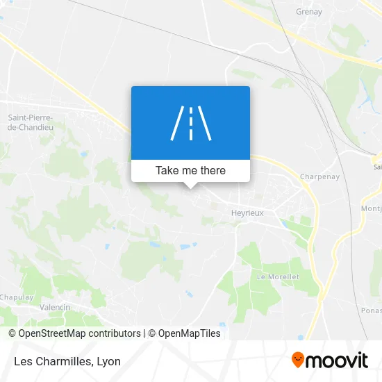 Les Charmilles map