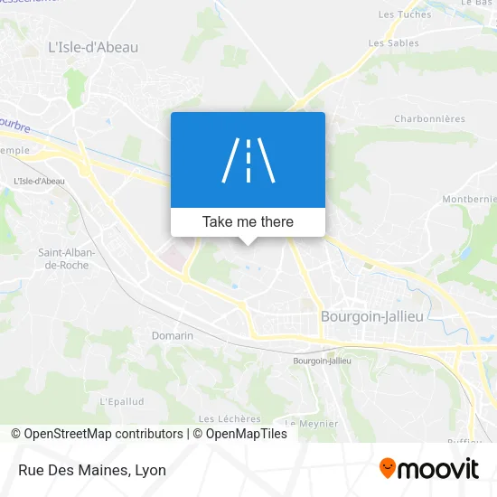 Rue Des Maines map