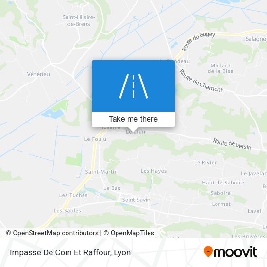 Impasse De Coin Et Raffour map