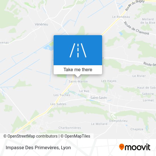Impasse Des Primevères map