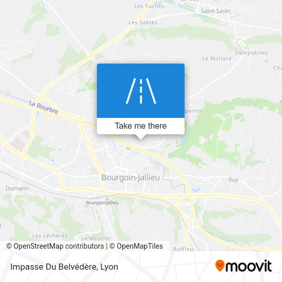 Impasse Du Belvédère map