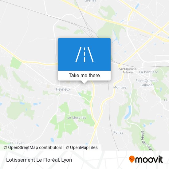 Lotissement Le Floréal map