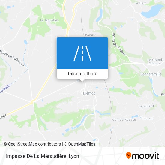 Impasse De La Méraudière map