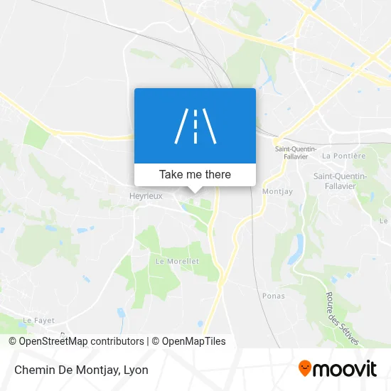 Chemin De Montjay map