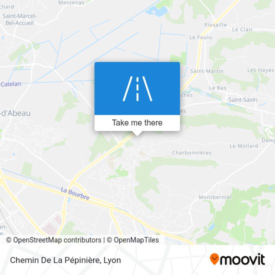 Chemin De La Pépinière map