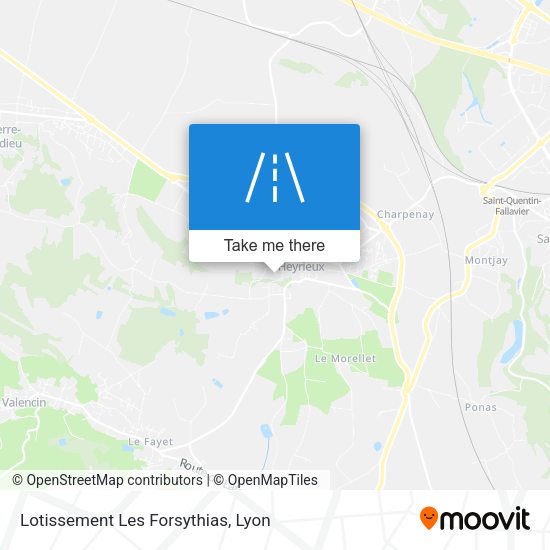 Lotissement Les Forsythias map