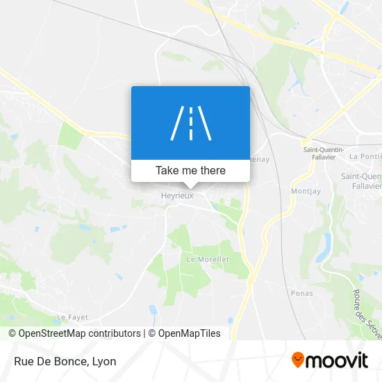 Rue De Bonce map