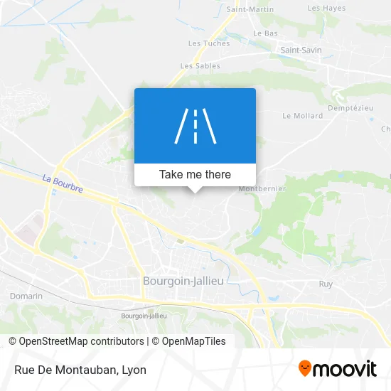 Rue De Montauban map