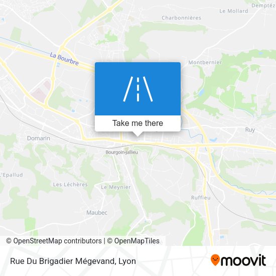 Rue Du Brigadier Mégevand map
