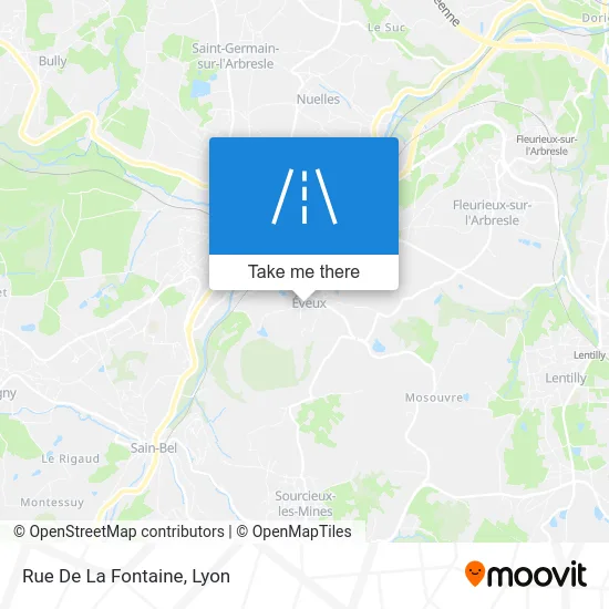 Rue De La Fontaine map