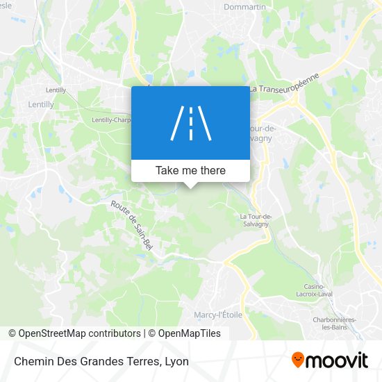 Chemin Des Grandes Terres map