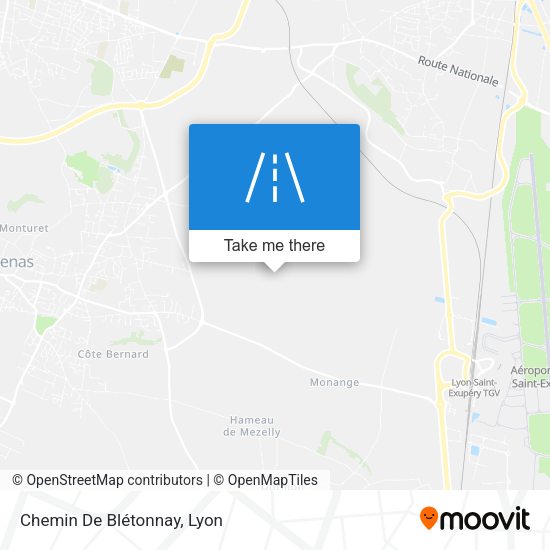 Chemin De Blétonnay map