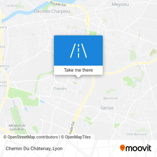 Chemin Du Châtenay map