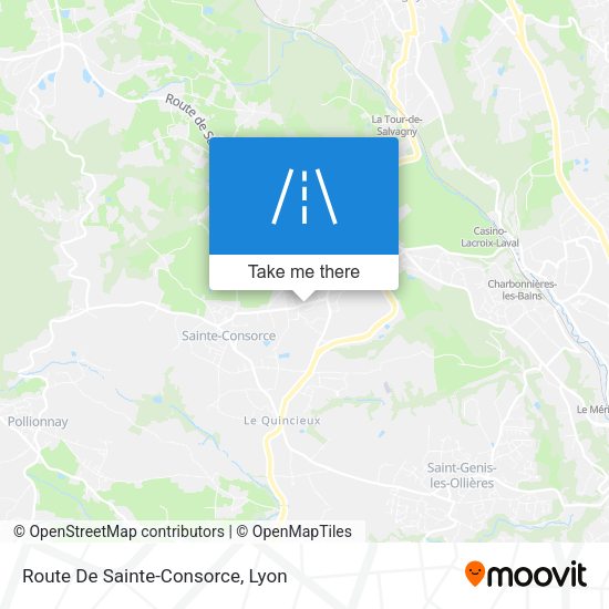 Route De Sainte-Consorce map