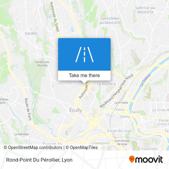 Rond-Point Du Pérollier map
