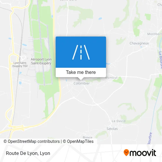 Route De Lyon map