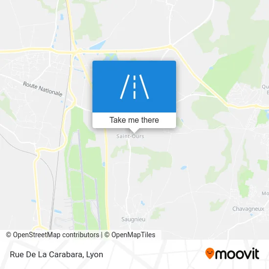 Rue De La Carabara map