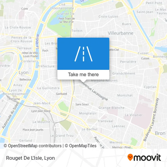 Rouget De L'Isle map