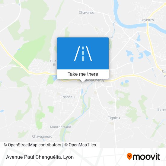Avenue Paul Chenguélia map