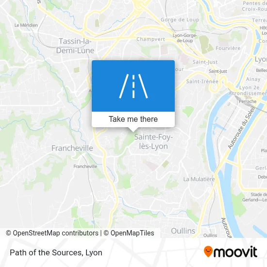 Chemin Des Sources map