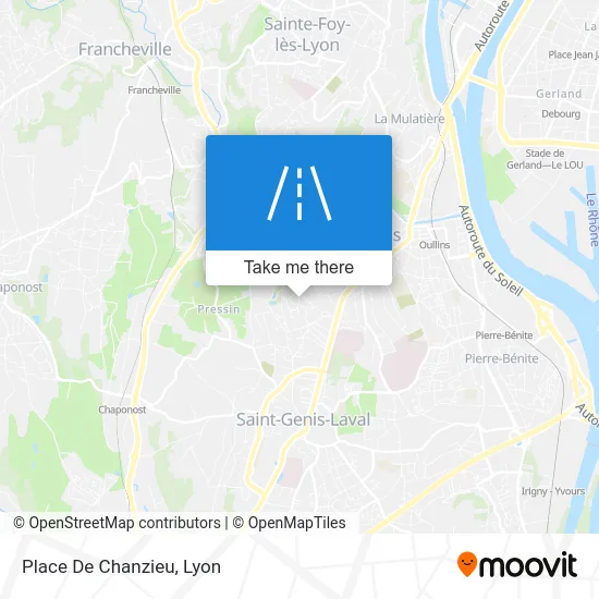 Place De Chanzieu map