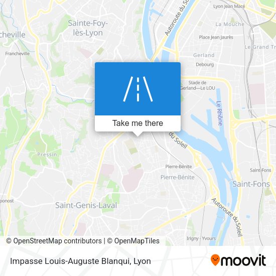 Impasse Louis-Auguste Blanqui map