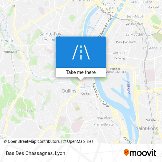 Bas Des Chassagnes map