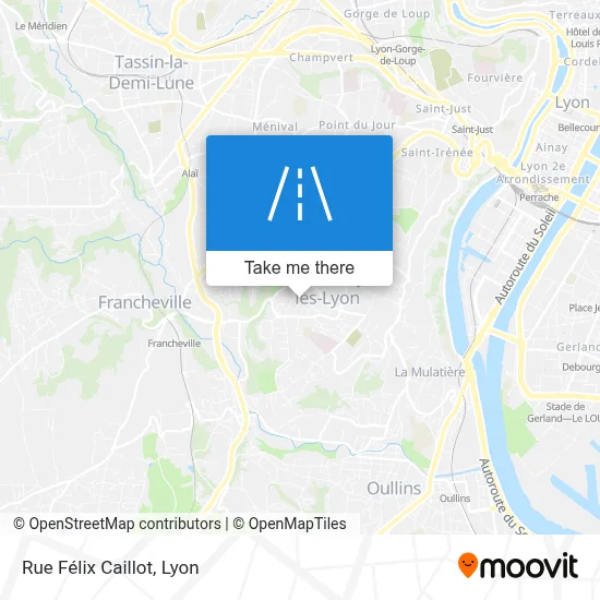Rue Félix Caillot map