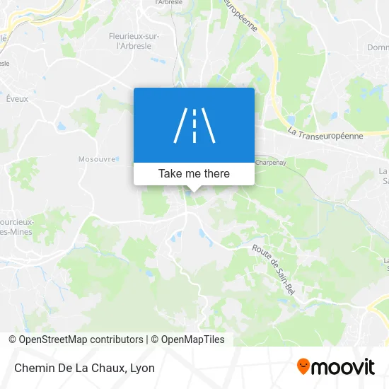 Chemin De La Chaux map