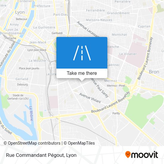 Rue Commandant Pégout map
