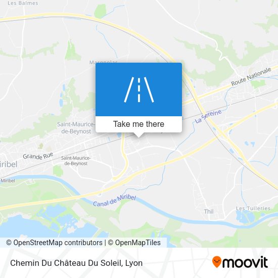 Chemin Du Château Du Soleil map