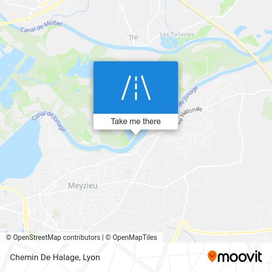 Chemin De Halage map