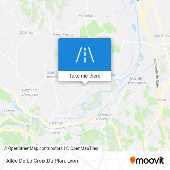 Allée De La Croix Du Plan map