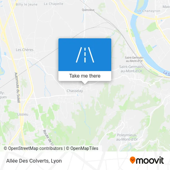 Allée Des Colverts map