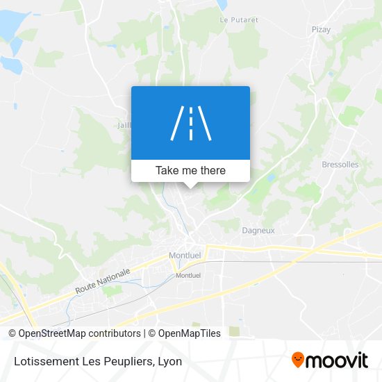 Lotissement Les Peupliers map