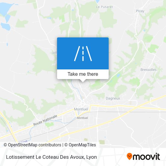 Lotissement Le Coteau Des Avoux map