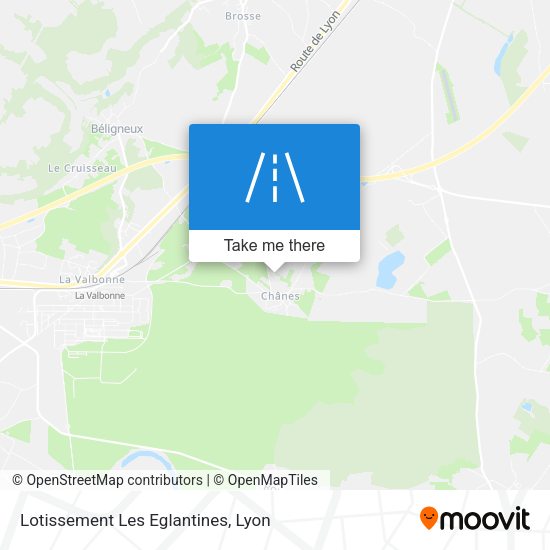 Lotissement Les Eglantines map