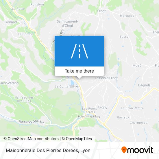 Maisonneraie Des Pierres Dorées map