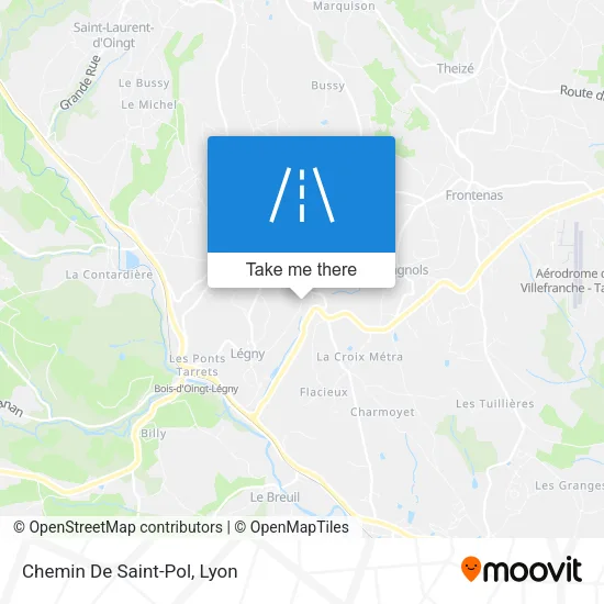 Chemin De Saint-Pol map