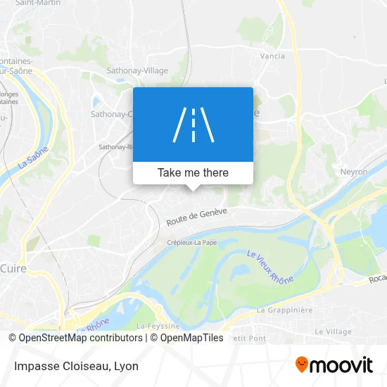 Impasse Cloiseau map