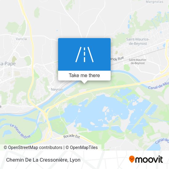 Chemin De La Cressonière map