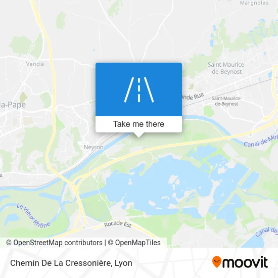 Chemin De La Cressonière map
