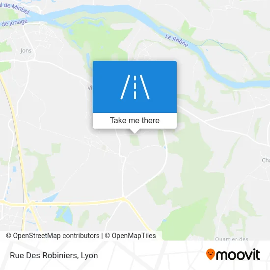 Rue Des Robiniers map