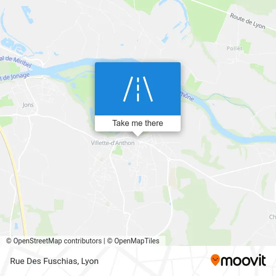 Rue Des Fuschias map