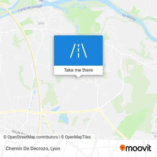 Chemin De Decrozo map