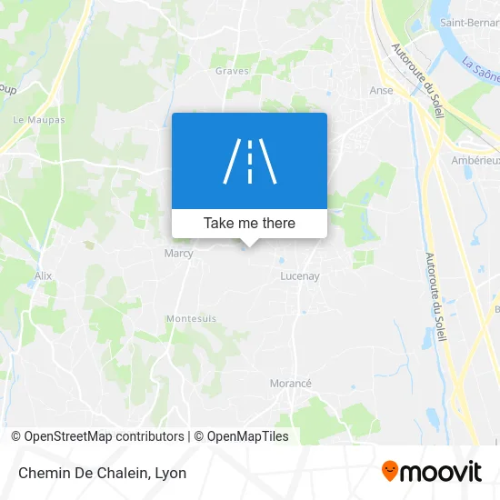 Chemin De Chalein map