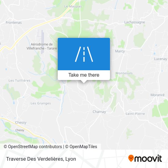 Traverse Des Verdelières map